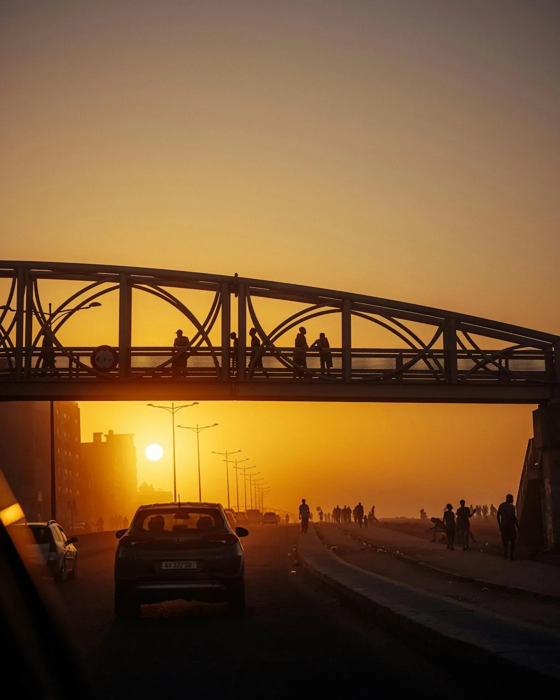 Dakar au coucher du soleil
